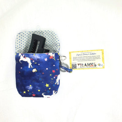 Sanitary Pad Pouch with Motivational Charm