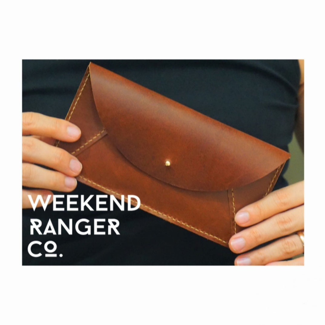 DIY Leather Envelope Clutch Kit by Weekend Ranger Co.