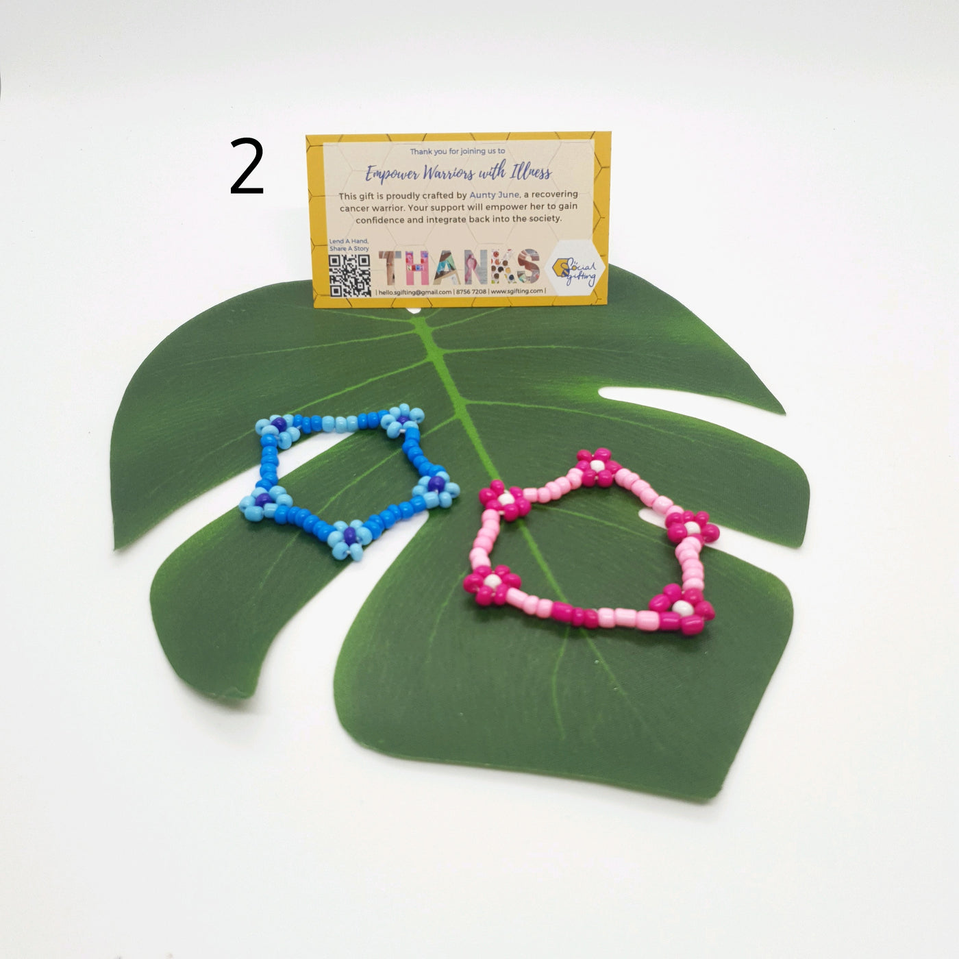 Assorted designs girls beaded Bracelet and Ring sets