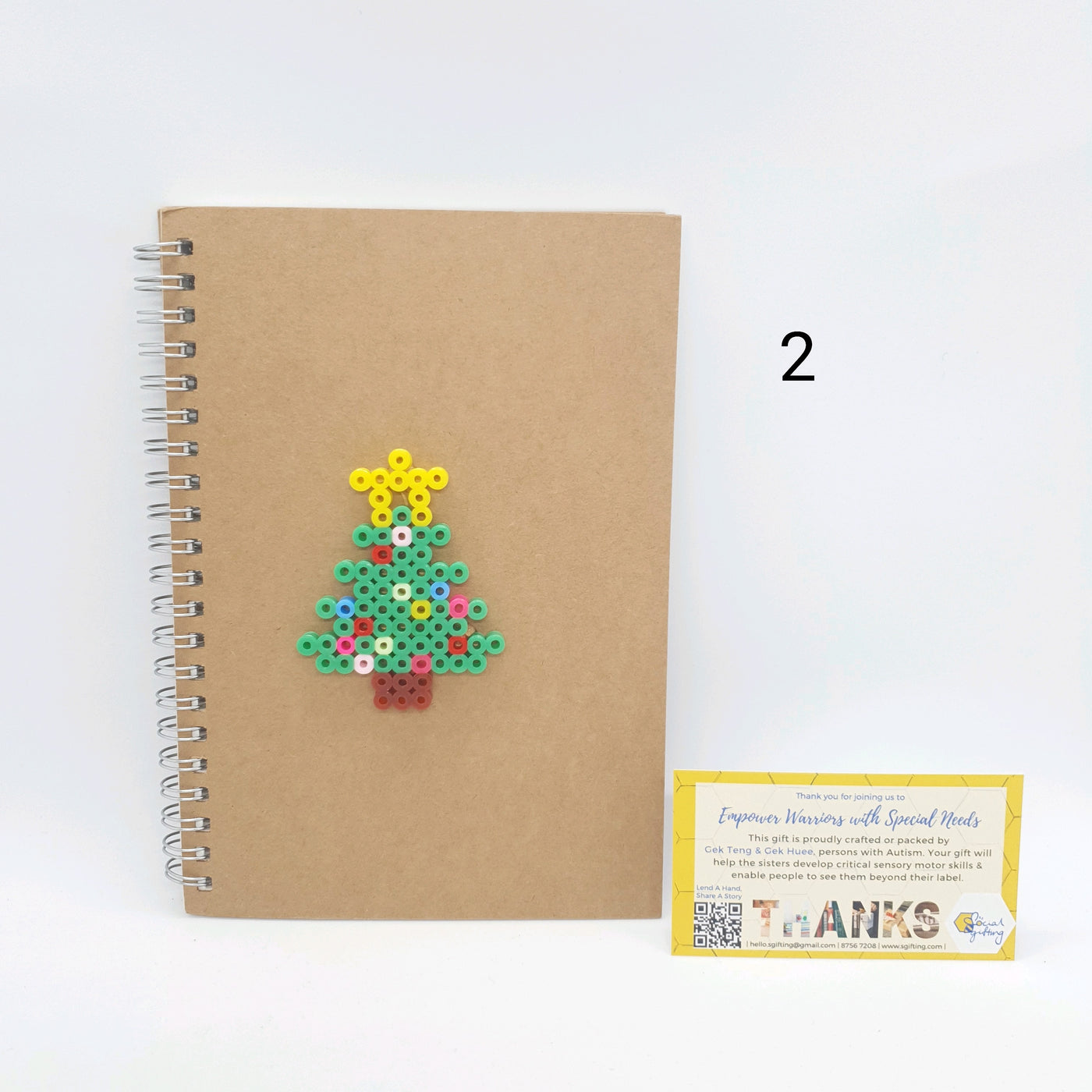 Hama Beads Schedule Notebook with Pen