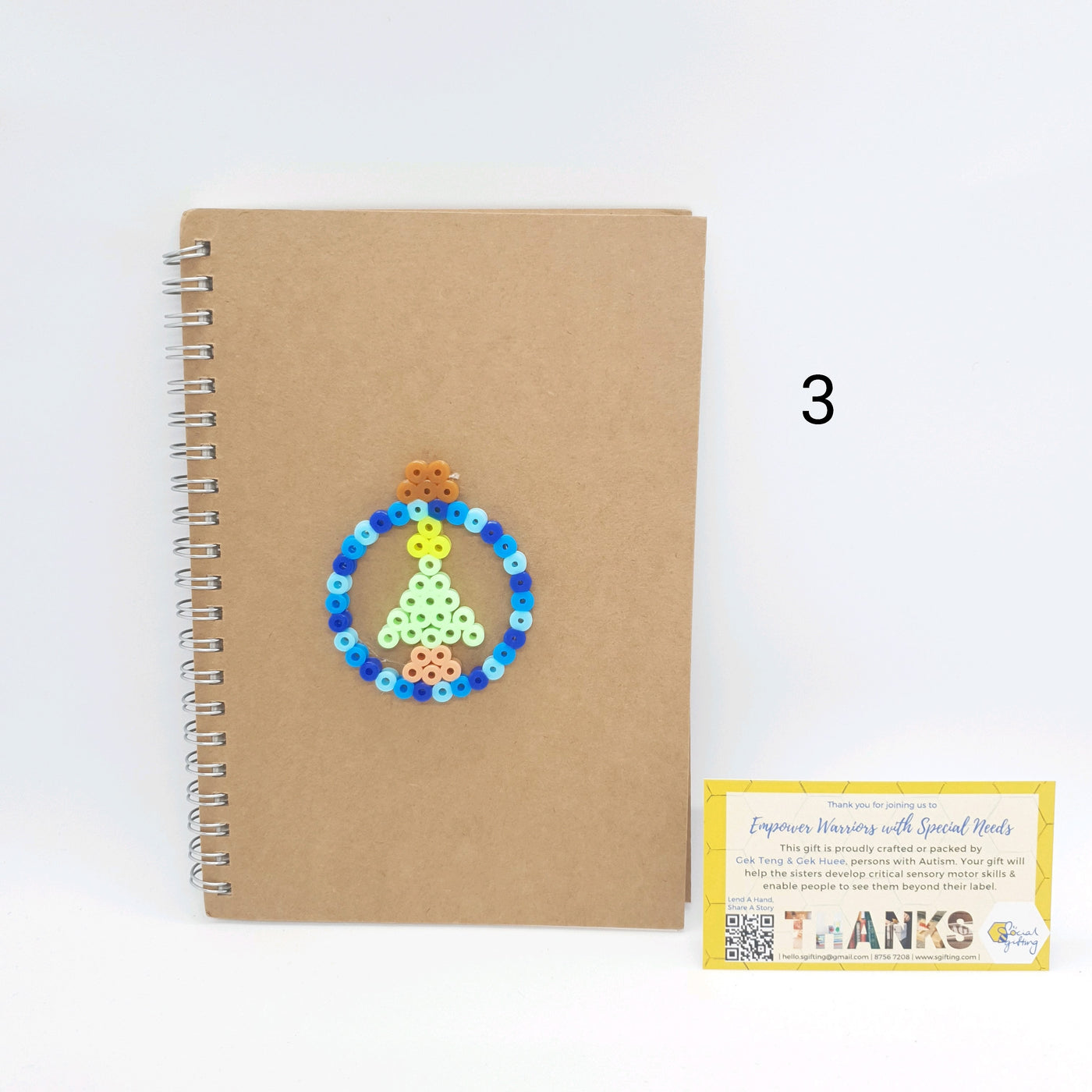 Hama Beads Schedule Notebook with Pen (Furama)