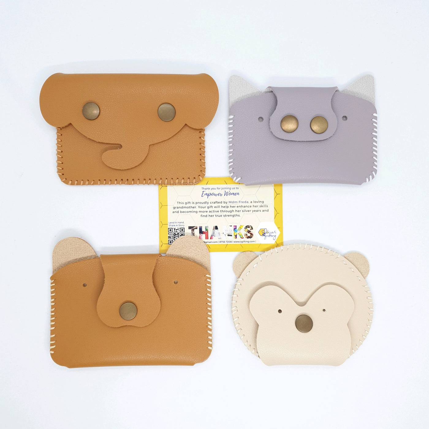 Animal PU Leather Case (By Mdm Freda)