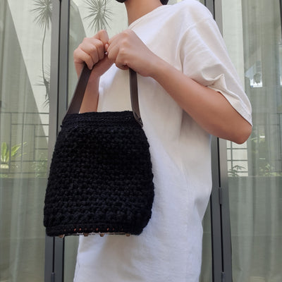 Crochet Bucket Bag (Round Base)