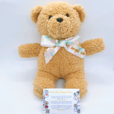 Singapore Dream Big Bear with "GO FOR IT" 37-day motivational journal