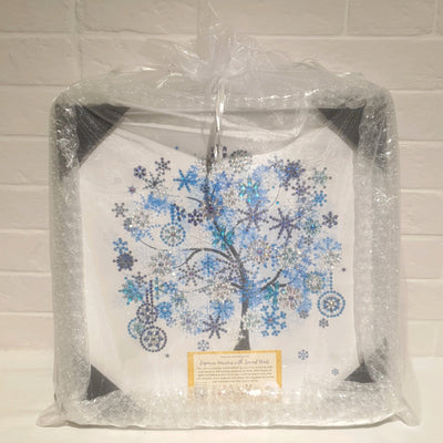 Diamond Art Winter with Silver Frame (30 x 30)