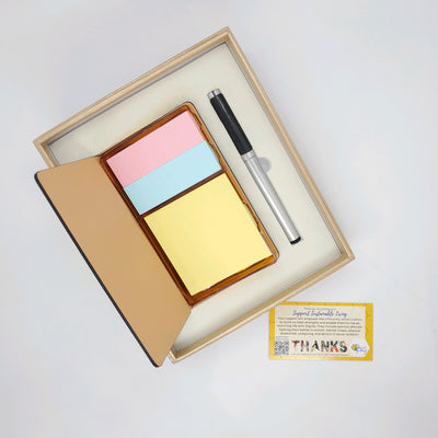 Memo with Pen and Box Set