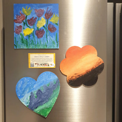 Hand Painted Fridge Magnet