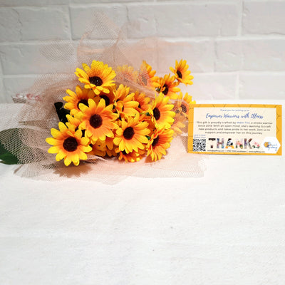 Artificial Little Sunflower Bouquet