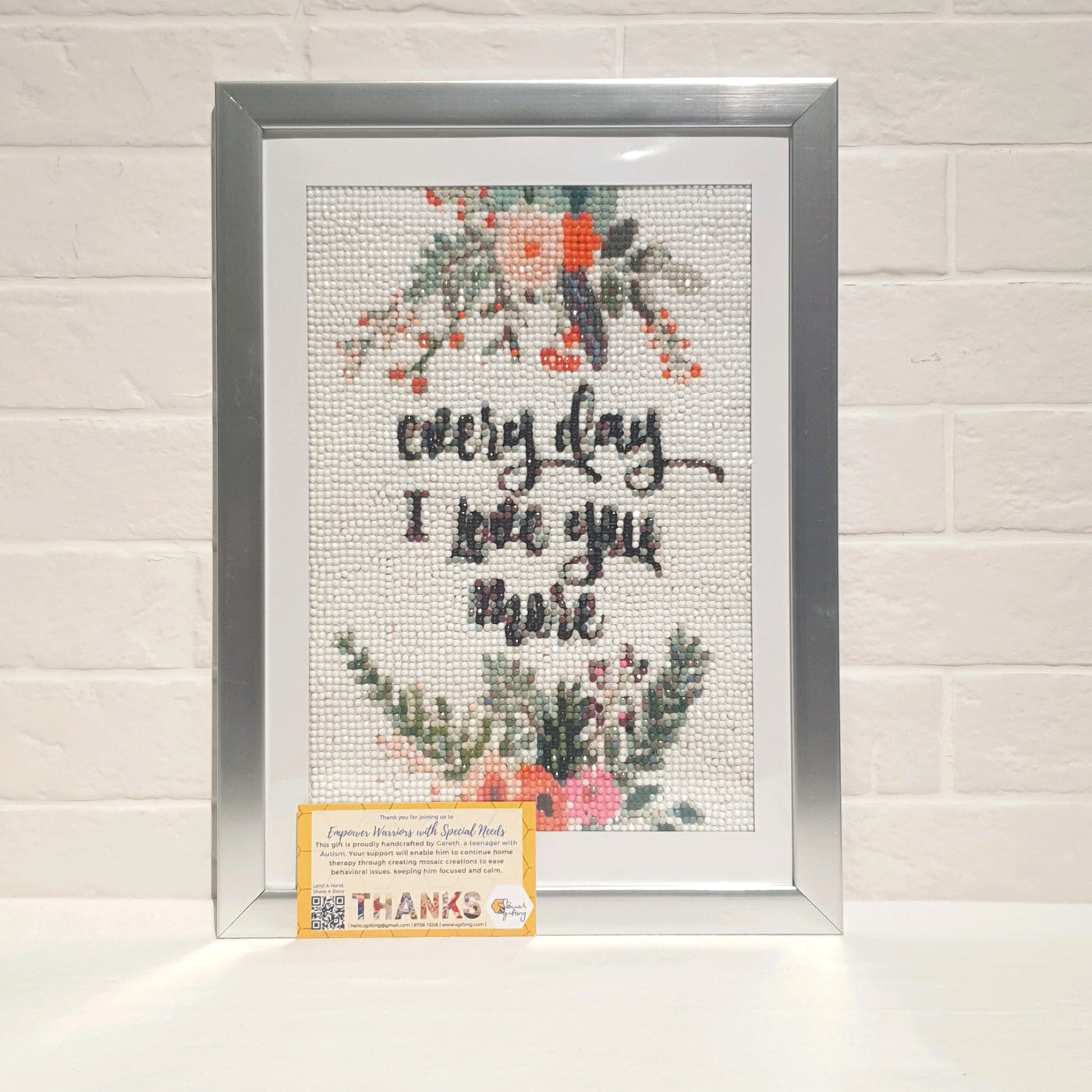 Everyday I love you More Diamond Art Frame