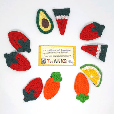Fruits Crochet Hairclips