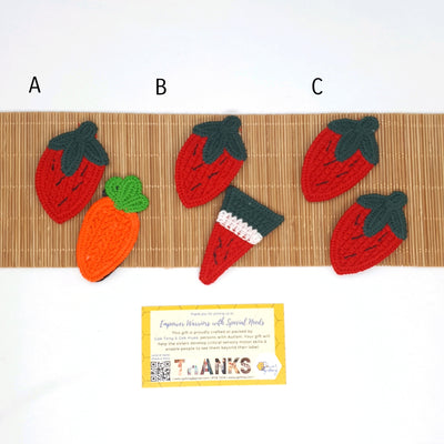 Fruits Crochet Hairclips