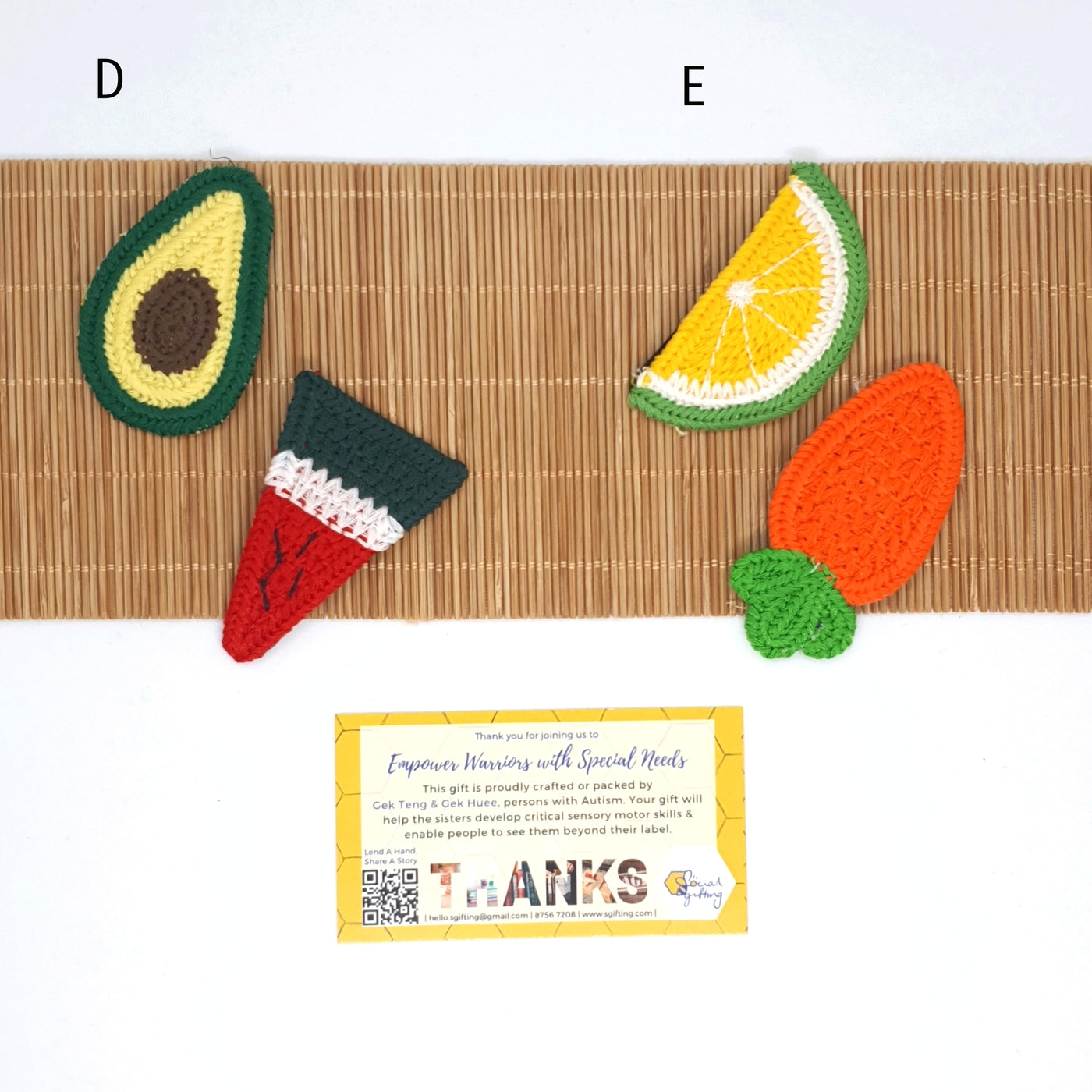 Fruits Crochet Hairclips
