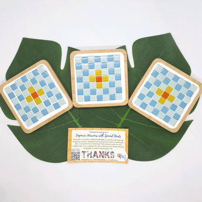 Moroccan Inspired Mosaic Tile Coaster