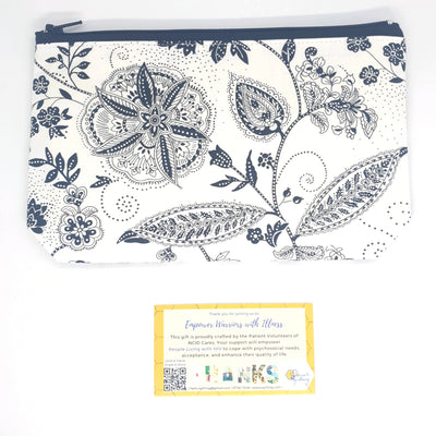 Non-Quilted Italian Fabric Pouch