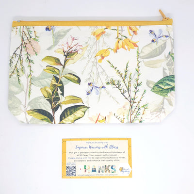 Non-Quilted Italian Fabric Pouch