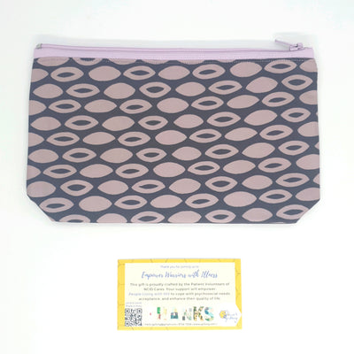 Non-Quilted Italian Fabric Pouch