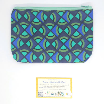 Non-Quilted Italian Fabric Pouch
