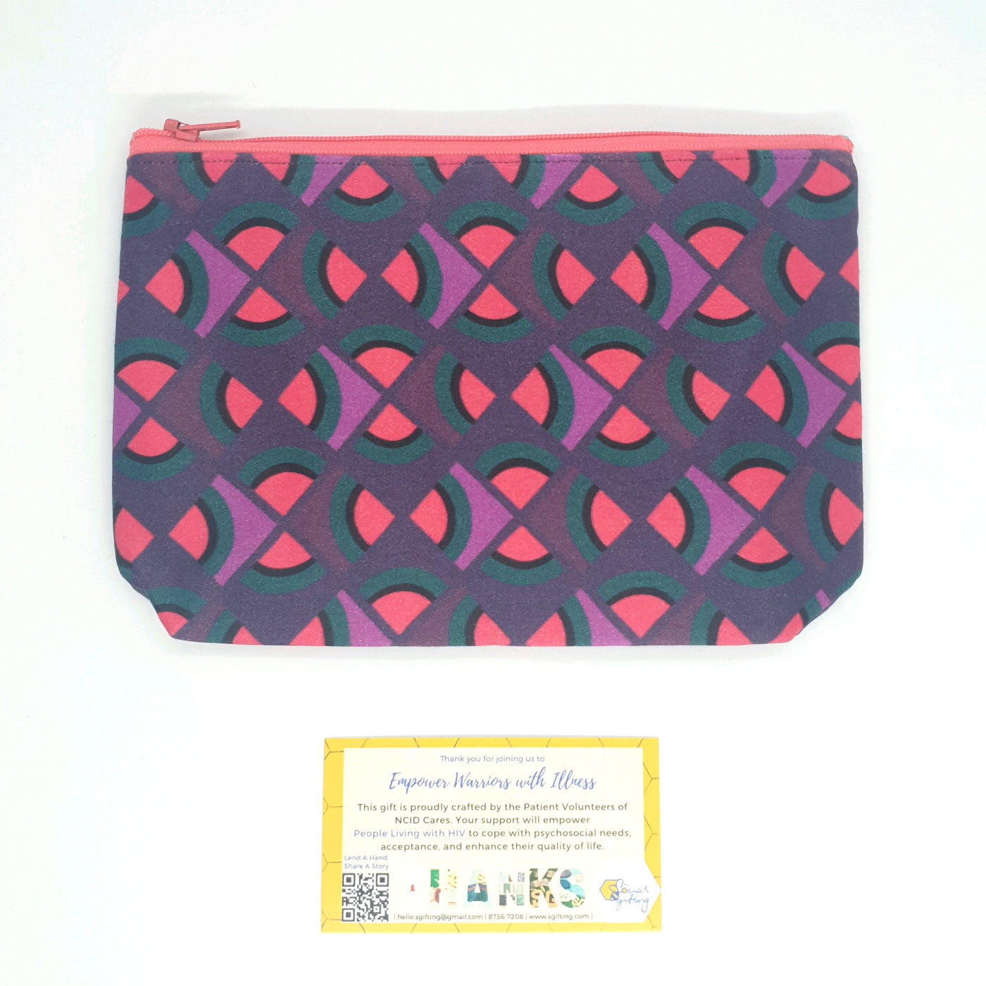 Non-Quilted Italian Fabric Pouch