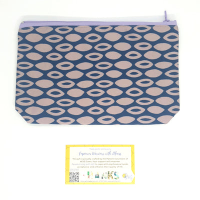 Non-Quilted Italian Fabric Pouch