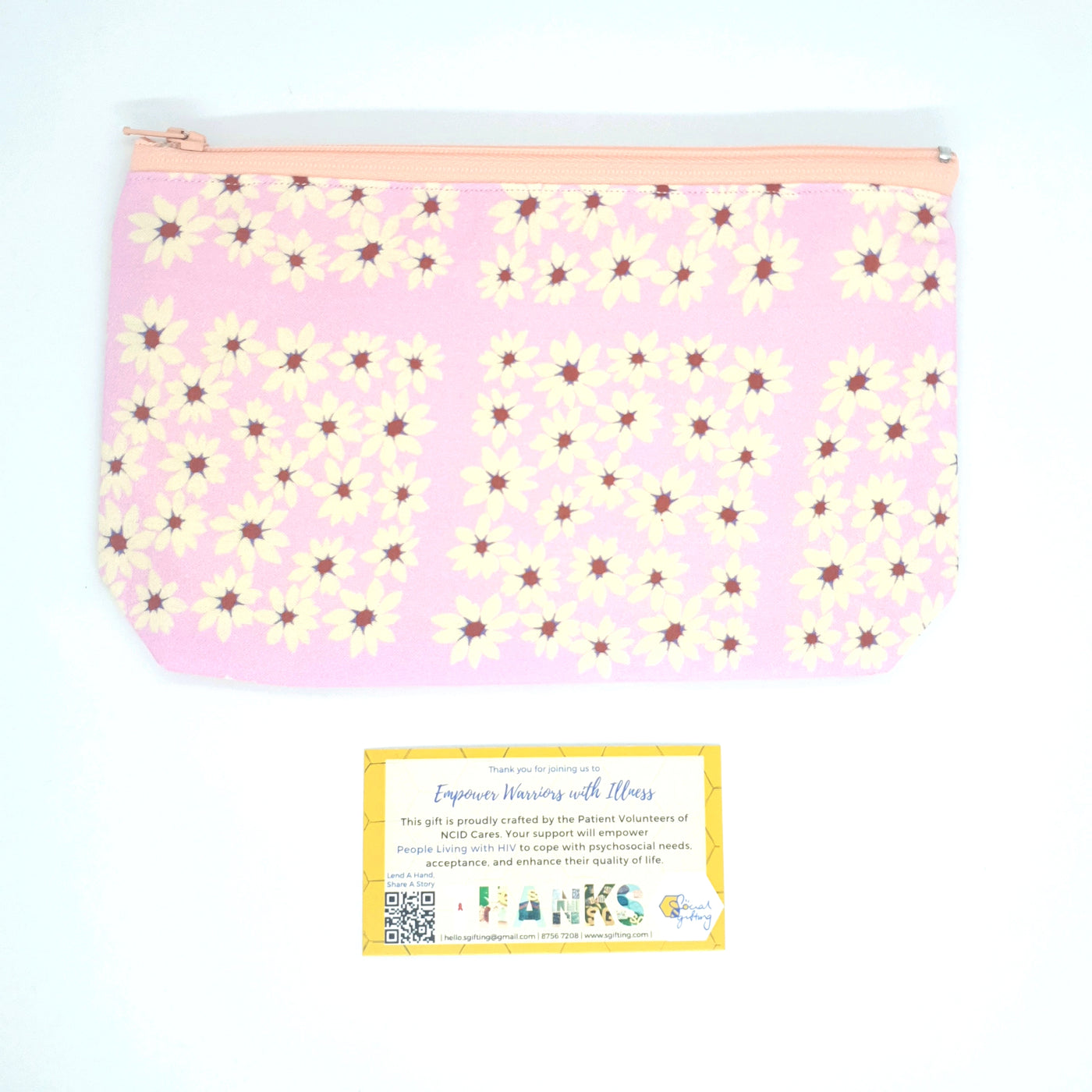 Non-Quilted Italian Fabric Pouch