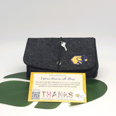 Key to Success Felt Pouch