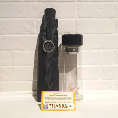 Gift Set - Automatic Umbrella & Glass Flask