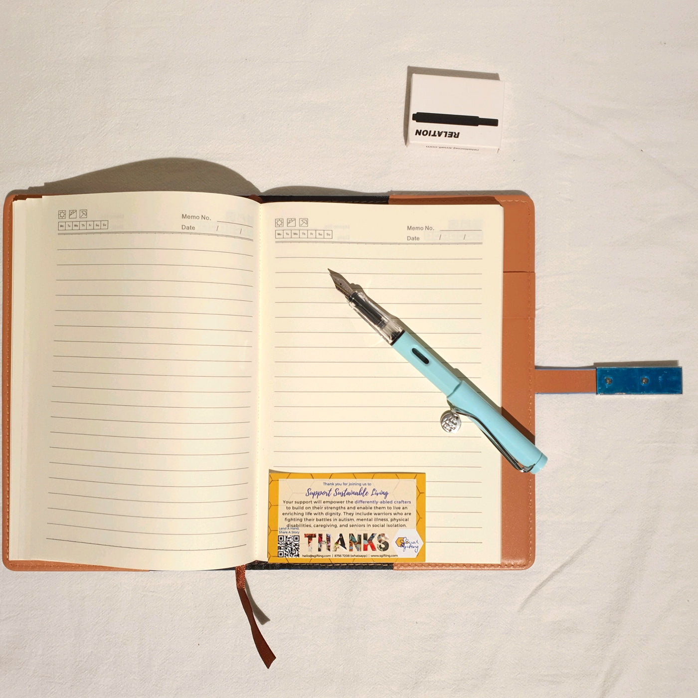 Gift Set - A5 Notebook & Fountain Pen