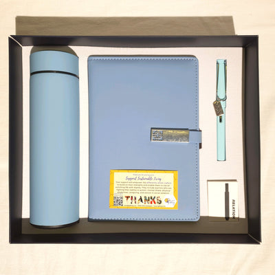 Gift Set - A5 Notebook & Fountain Pen & Thermal Flask