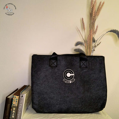 Felt Laptop Bag with Iron-on Patch