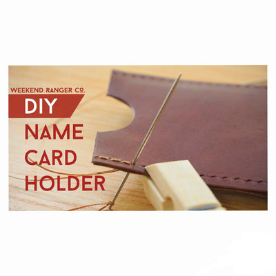 DIY Leather Name Card Holder Kit by Weekend Ranger Co.