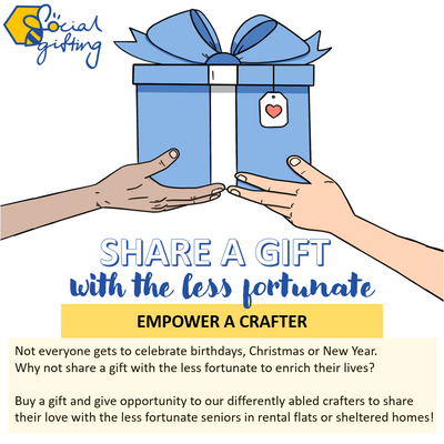 Share a gift with the less fortunate