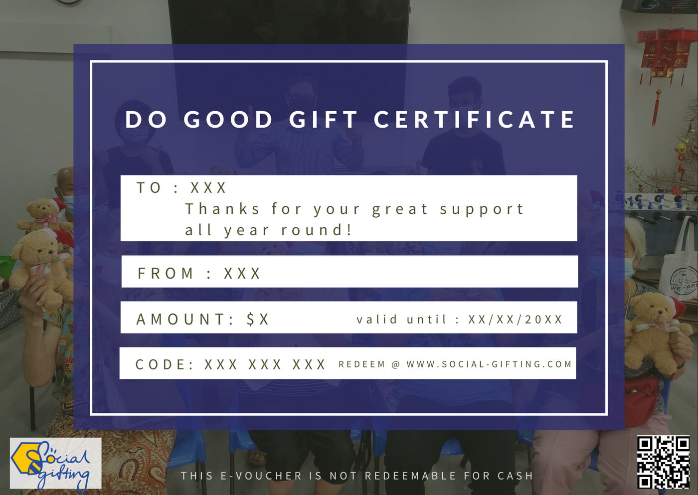 Social Gifting Do Good Gift Card