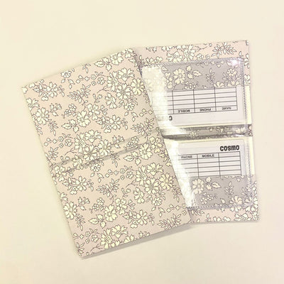 Patterned Cardholder with Clear Pockets