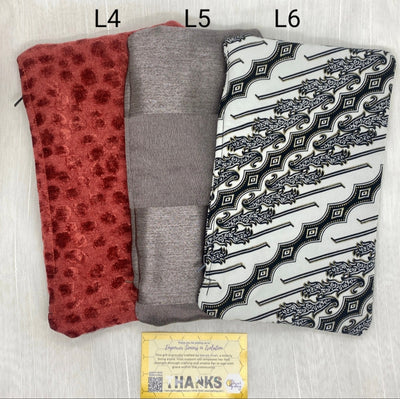 Assorted Patterned Fabric Pouch