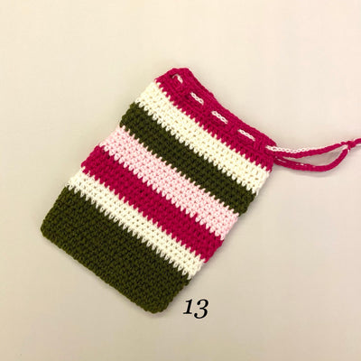 Hand Crocheted Drawstring Pouch