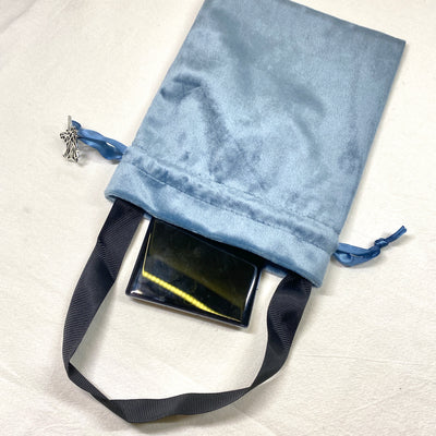 Velvet Lunch Bag with Unicorn Charm