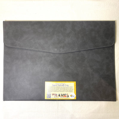 PU Leather A4 Document Folder