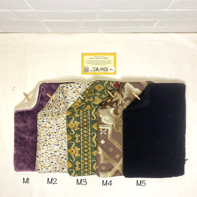 Assorted Patterned Fabric Pouch